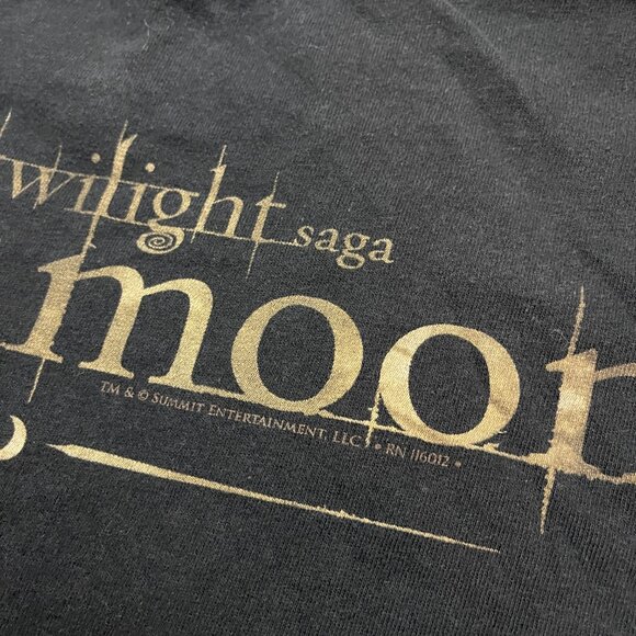 Vintage Twilight Saga New Moon Wolf Pack T-Shirt Large Black Short Sleeve - Picture 8 of 9